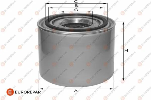 B-MAX 1,25/1,4/1,6 BENZ EUROREPAR YAĞ FİLTRESİ (96MM 6714 B1A / 7S7G 6714 AA