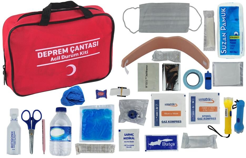 (074) DEPREM ÇANTASI S.O.S. (ACİL DURUM KİTİ)