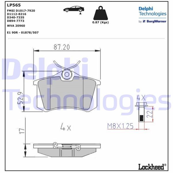 ARKA BALATA FLUENCE-MEGANE II-III-P207-P308-P307-P...