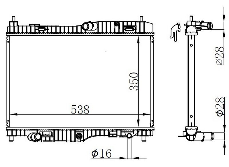 MOTOR SU RADYATORU FIESTA 08>12 VI 08> 1.4 E...