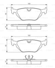 FREN BALATASI ARKA E36 91-99