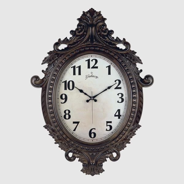 DUVAR SAATİ KAHVERENGİ ÇERÇEVE (ÇAP:73cm x 54cm) V...