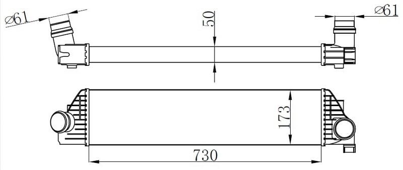 TURBO RADYATÖRÜ RENAULT MASTER III 10> OPEL MOV...