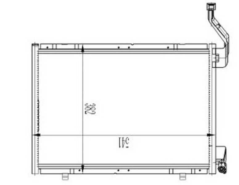 KLİMA KONDENSERİ FORD FİESTA VI 1.6TDCİ 08=> (O...