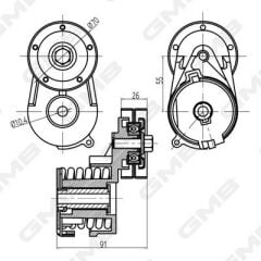 V KAYIS GERGI RULMANI CORSA C ASTRA G MERIVA A Y17DT 98-
