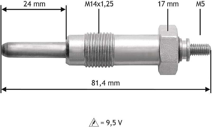 (ECO) KIZDIRMA BUJİSİ FIAT 242-SERIE P204 1.4 D CI...