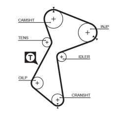 TRİGER KAYIŞI (153x254) R19-MNG 1.9-2.0 EXP 1.9 OP...