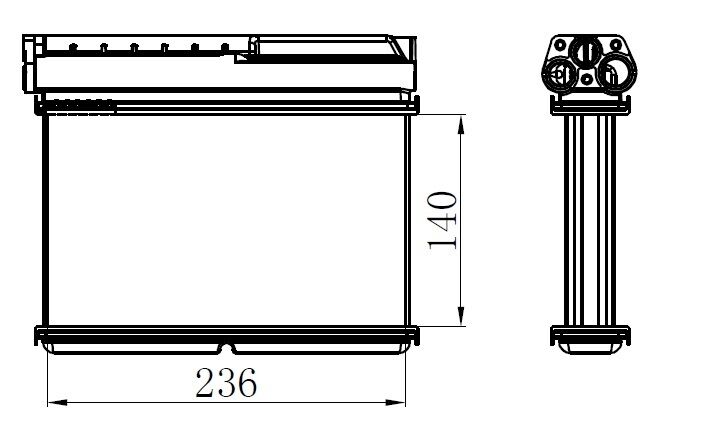 KALORIFER RADYATORU BRAZİNG BMW E39 E36 KLIMALI
