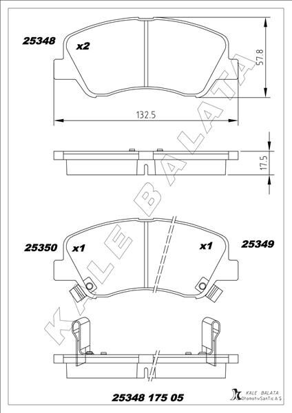 BALATA ÖN ACCENT IV BLUE-İ20-İ20 ACTIVE-İ20 COUPE-...