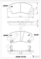 BALATA ÖN ACCENT IV BLUE-İ20-İ20 ACTIVE-İ20 COUPE-...