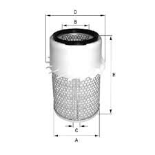 HAVA FİLTRESİ BMC HP494K CH1234K LEVEND 3000 2M651...