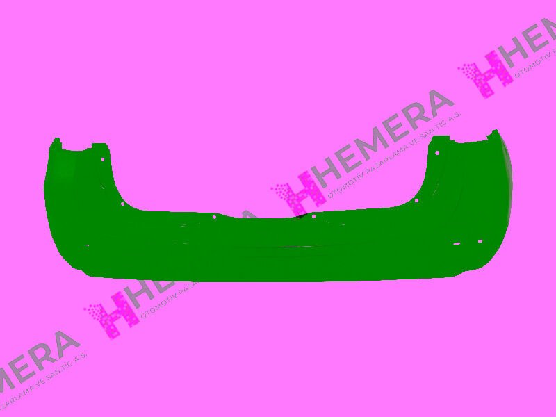 TAMPON ARKA SİYAH SENSÖRSÜZ DACIA LOGAN MCV 2013&...