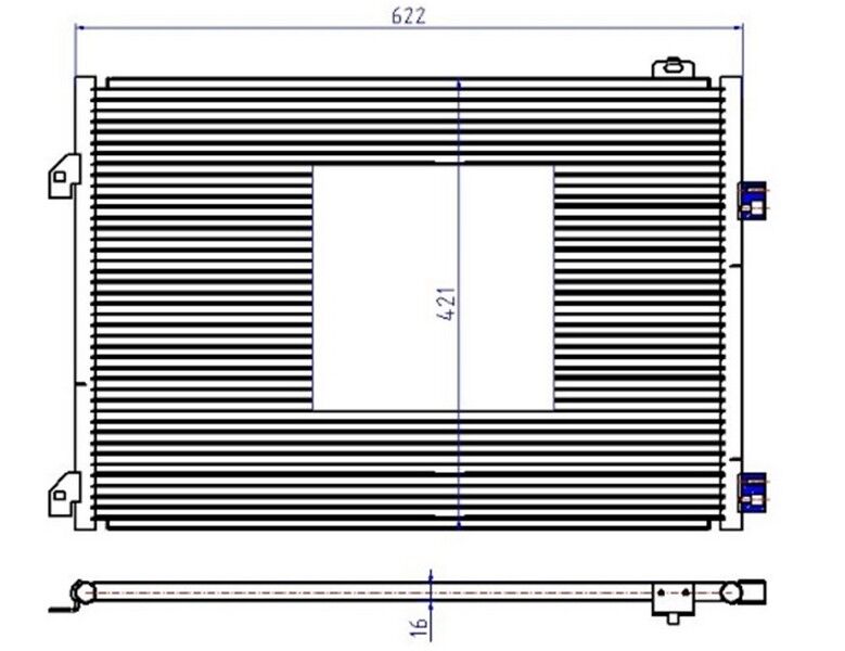 KLİMA KONDENSERİ CLIO SYMBOL 1.5 DCI 04> (MEK) ...