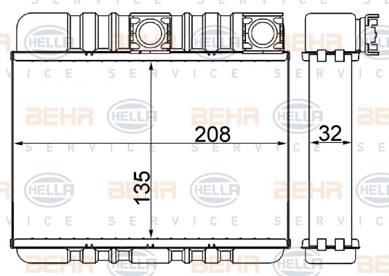KALORIFER RADYATORU E46-X3 E83-X3 E83 LCI 99-10