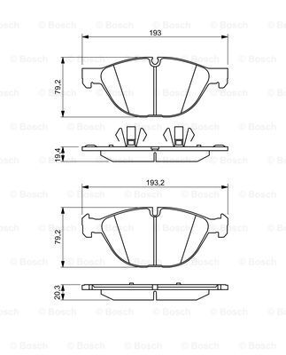 FREN BALATASI ON X5 E70-X5 F15-X6 E71-X6 E72-X6 F16 3.0 D-3.5 D-3.5-4.8-5.0  07-19
