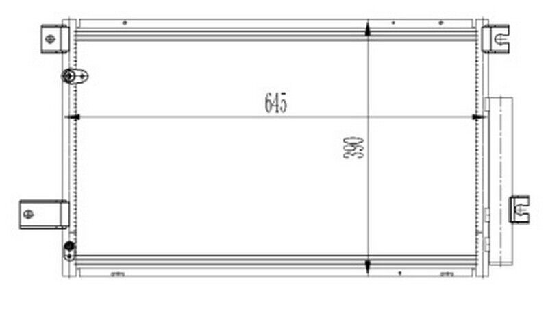 KLİMA RADYATÖRÜ (KONDENSER) TOYOTA AVENSIS 2.0L 1A...