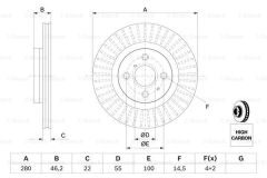 FREN DISKI ON YARIS HYBRID 11-