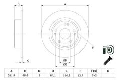 FREN DISKI ARKA HRV 15-