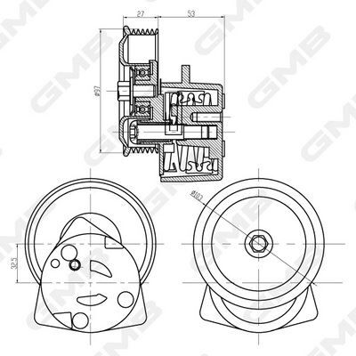 V KAYIS GERGISI KOMPLE [+AC] FIESTA IV 1.25 1.4 ZETEC-S 96-