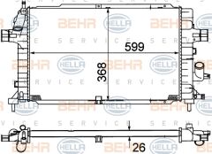 SU RADYATORU ASTRA H Z13DTH 04-14
