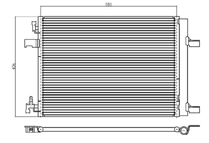 KLİMA KONDENSERİ (RADYATÖRÜ) ASTRA J-ZAFIRA C-CRUZ...