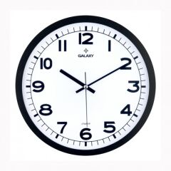 DUVAR SAATİ SİYAH ÇERÇEVE (ÇAP:29.5CM) AKRİLİK BOY...