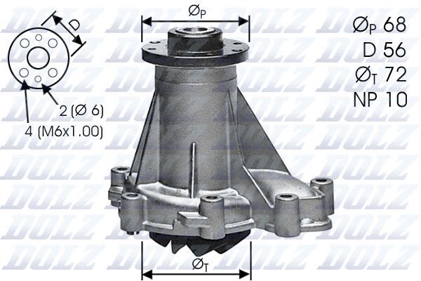 DEVIRDAIM POMPASI MERCEDES OM601>OM606 W124 S12...