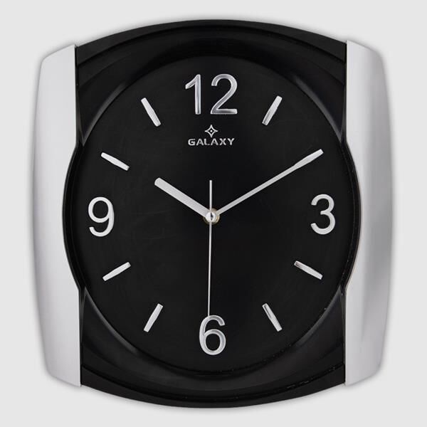 DUVAR SAATİ SİYAH ÇERÇEVE (ÇAP:29CMX 3.15CM) AKRİL...