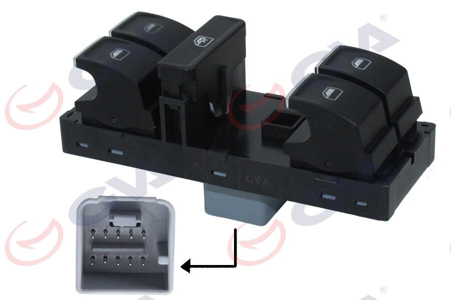 CAM AÇMA ANAHTARI (DÖRTLÜ-NİKELAJLI) POLO 2010=>...