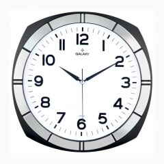 DUVAR SAATİ SİYAH-GRİ ÇERÇEVE(ÇAP:30.9CM) AKRİLİK ...