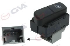 CAM AÇMA ANAHTARI ANAHTARI TEKLİ ARKA SAĞ VW POLO