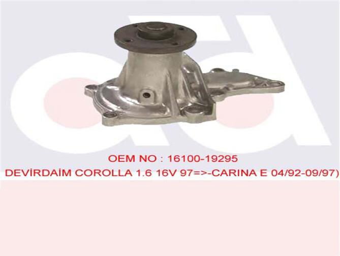 DEVİRDAİM SU POMPASI TOYOTA COROLLA 1.6L 4A-FE AE1...