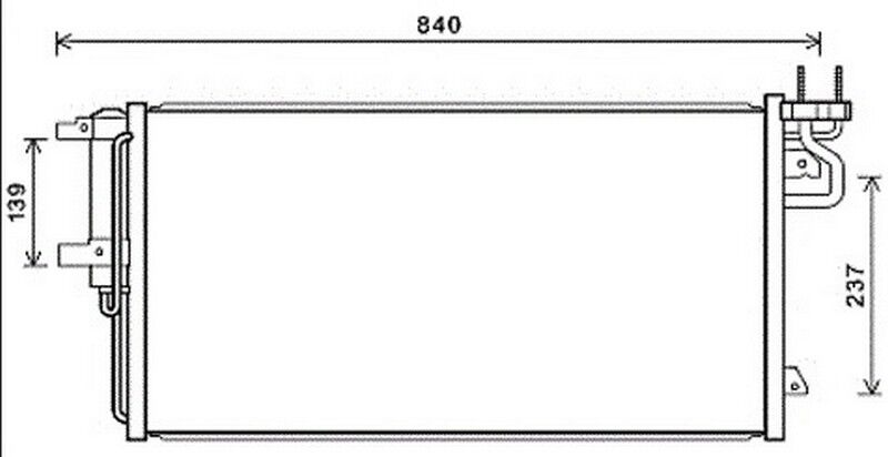 KLIMA RADYATORU (KONDENSERİ) FOCUS III 11>C-MA...
