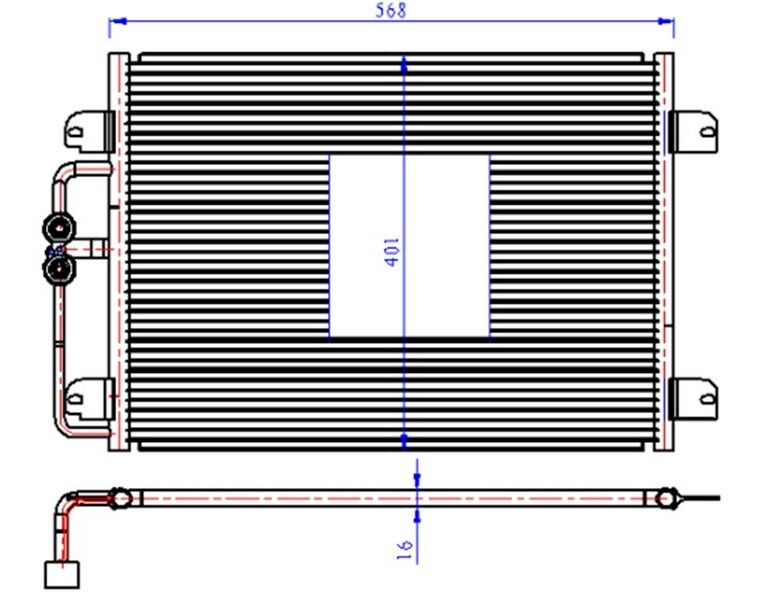KLİMA KONDENSERİ MGN I-SCENIC I 1.4-1.6-2.0-1.9D (...