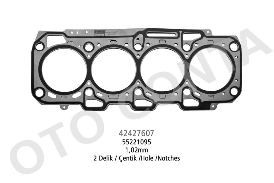 SİLİNDİR KAPAK CONTASI FIAT DOBLO 10> LINEA 07&...