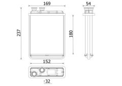 KALORIFER RADYATORU  208 / 2008 II / CORSA F  19-