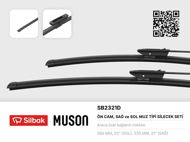 SİLECEK SÜPÜRGESİ 580/530mm (MUZ TİPİ) KNG II 01/0...