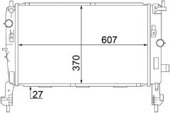 SU RADYATORU MERIVA A Y17DT 03-10