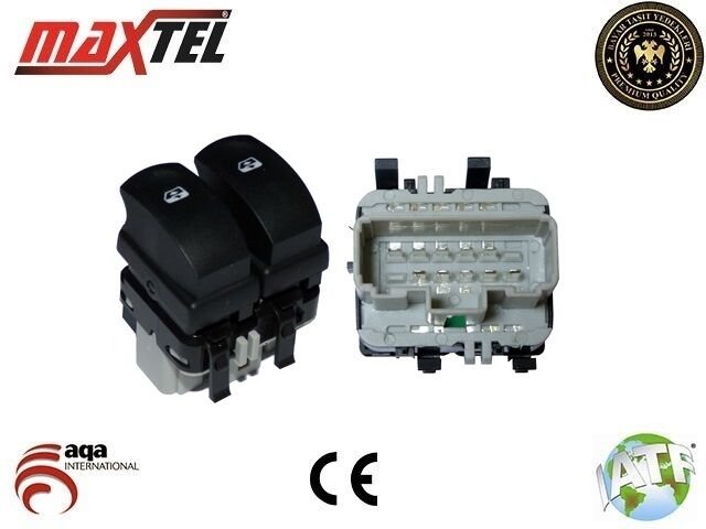CAM KALDIRMA ANAHTARI CLIO III SOL 10 PİN (GRİ)