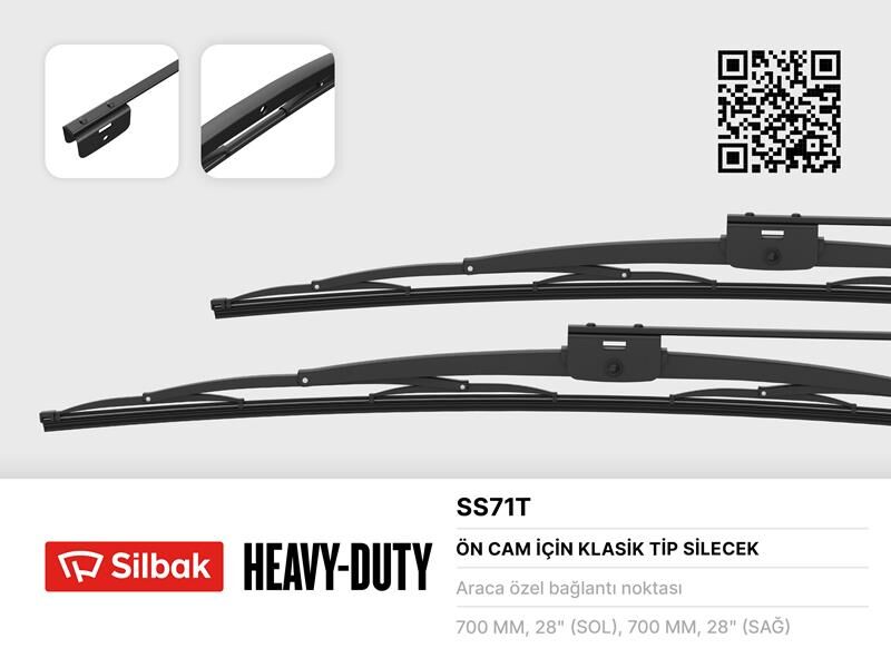 SİLECEK SÜPÜRGESİ 700MM ISUZU LUX-ROYBUS-CLASSIC-I...