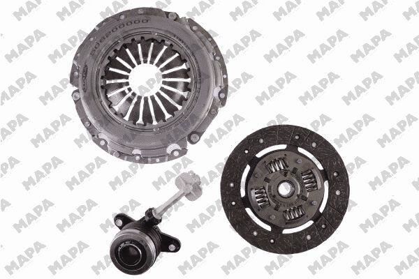 DEBRİYAJ SETİ (HİDR.RULMANLI) CLIO III 1.4 i 16V-K...