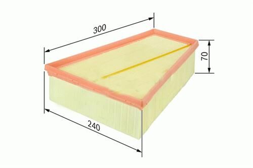 HAVA FİLTRESİ FORD GALAXY -MONDEO IV-SMAX-VOLVO V7...