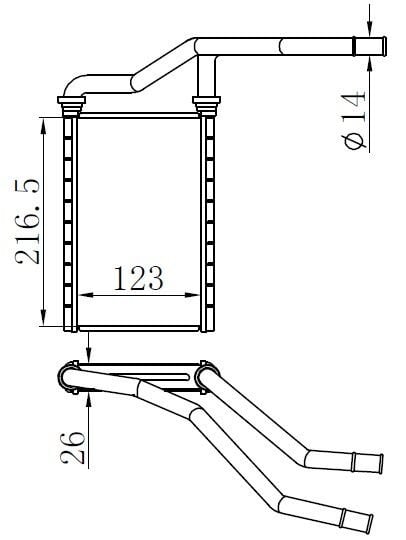 KALORİFER BRAZİNG HEATER A/M(123X216X26)SWİFT III ...