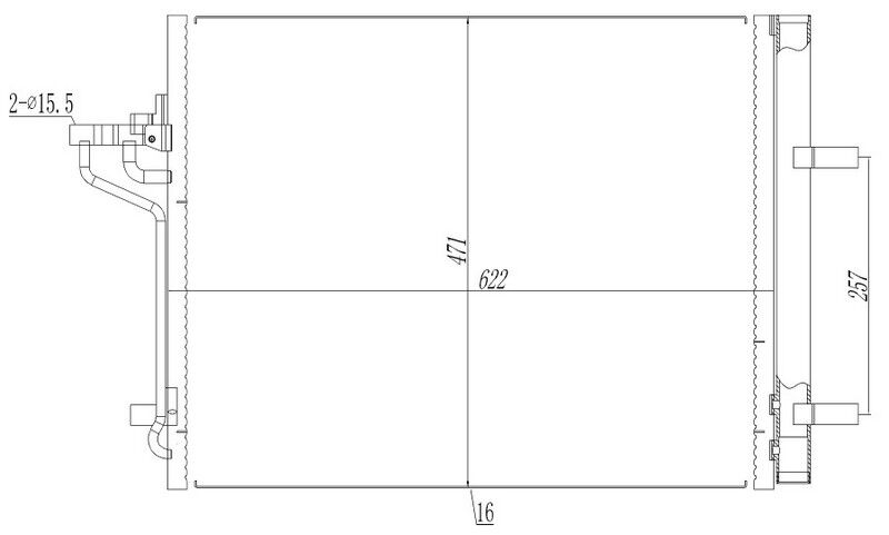 KLIMA RADYATORU  FOCUS III 11>17  1.6 ECOBOOST ...