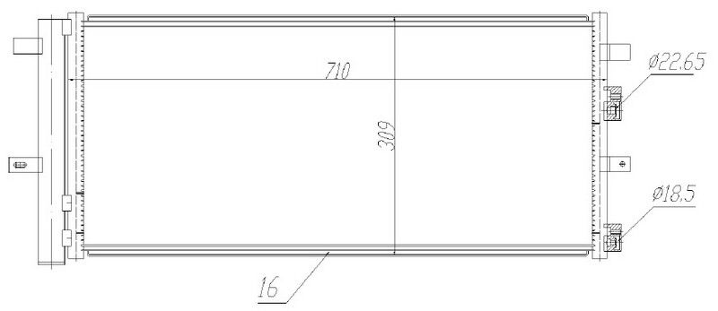 KLIMA RADYATORU (KONDANSER) MONDEO 14> 1.0-1....
