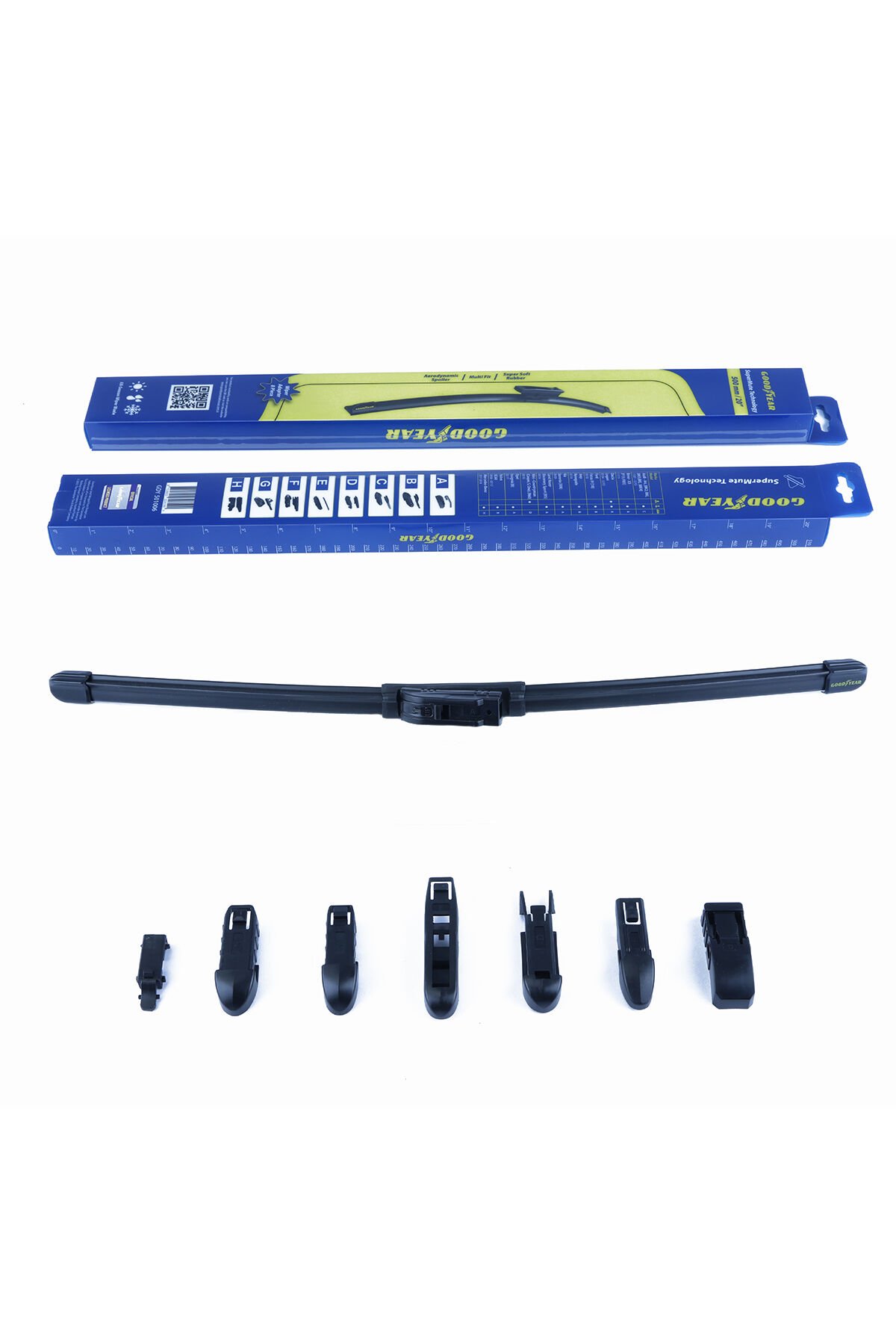 SİLECEK SÜPÜRGESİ ÖN 500MM (ADET) MUZ TİPİ UNİVERSAL 8 APARATLI S40-PASSAT-CAMRY-SWIFT-BRZ-FORTWO-SUPERB-TWINGO-MACAN-INSIGNIA-COUNTRYMAN-RX-DIS BM