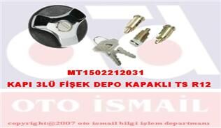 KAPI 3LÜ FİŞEK DEPO KAPAKLI TS R12 (METAL)