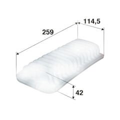 HAVA FİLTRESİ TOYOTA YARIS 1.3L 2SZ-FE SCP12 99-05...