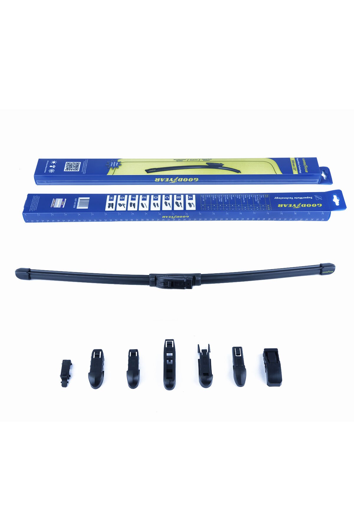 SİLECEK SÜPÜRGESİ ÖN 550MM (ADET) MUZ TİPİ UNİVERSAL 8 APARATLI 147-TT-F20-TAHOE-JUMPER-DUSTER-DUCATO-ECOSPORT-CIVIC-ACCENT-PICANTO-S-CLAS BM