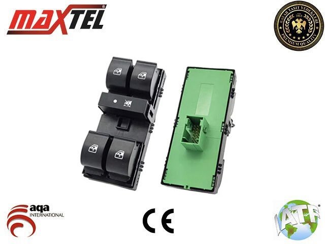 CAM KALDIRMA ANAHTARI FIAT EGEA L 12PIN (YEŞİL KAS...